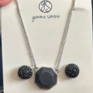 Gemma Simone Necklace & Earring Set - NWT